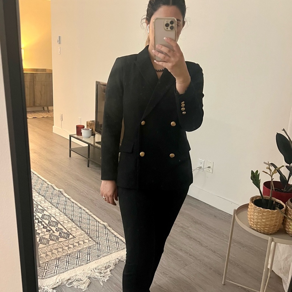 🖤Gorgeous black wool blazer